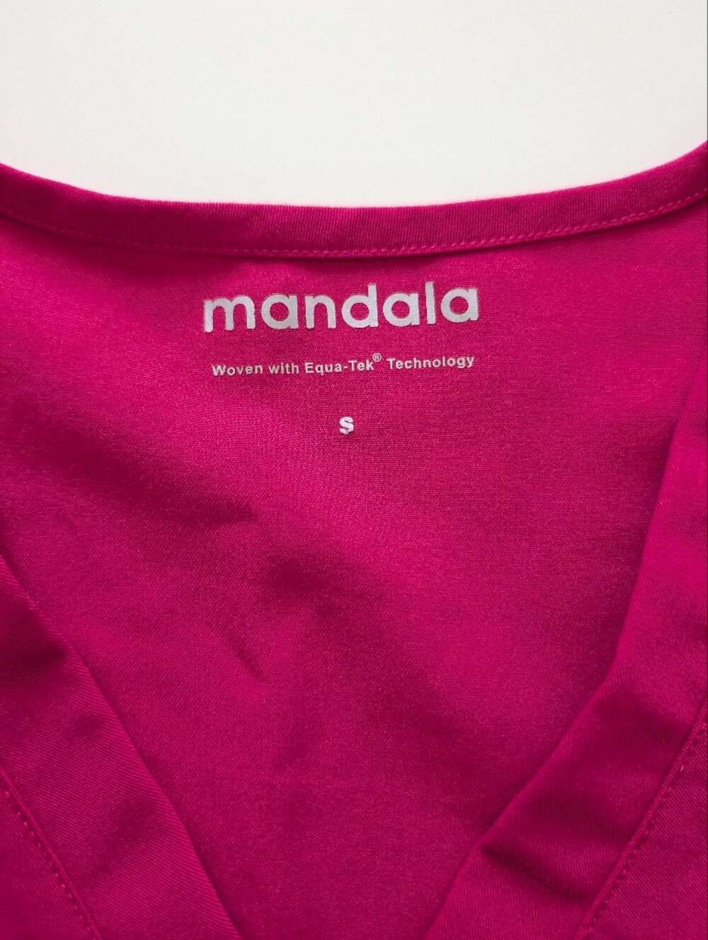 Mandala Oversized Scrub Top- Raspberry - Picture 2 of 2